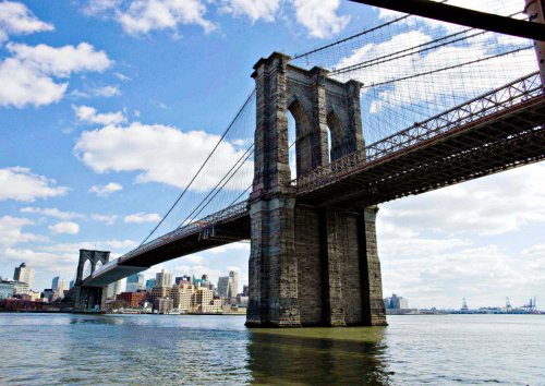 Бруклинский мост фото, Нью-Йорк (США)